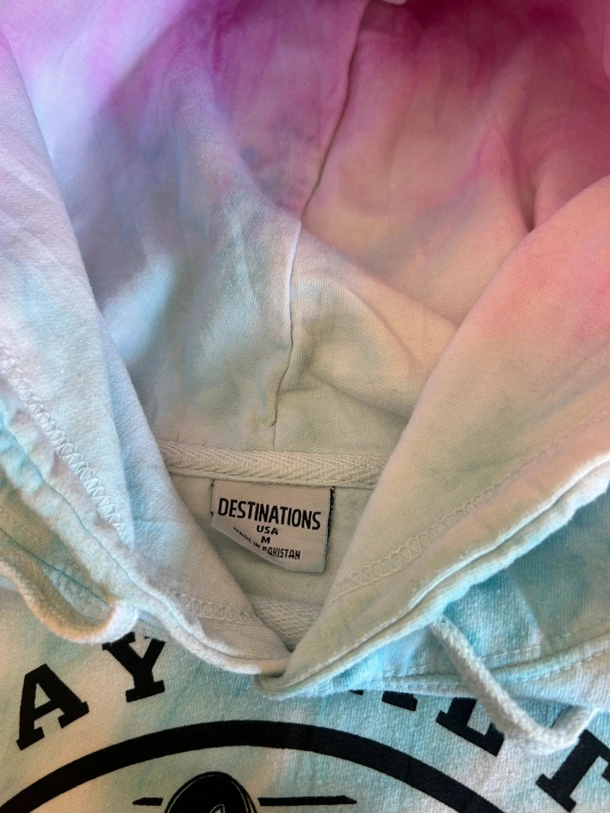 Sweat à Capuche Tie and Dye Taille M ↓ – photo 3